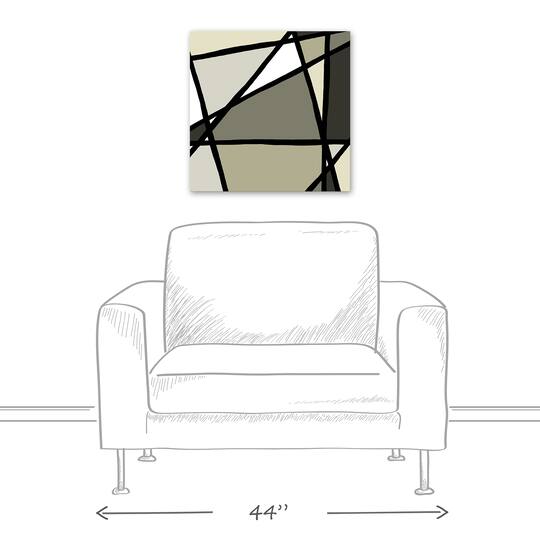 Neutral Modern Abstract 24" x 24" Canvas Wall Art